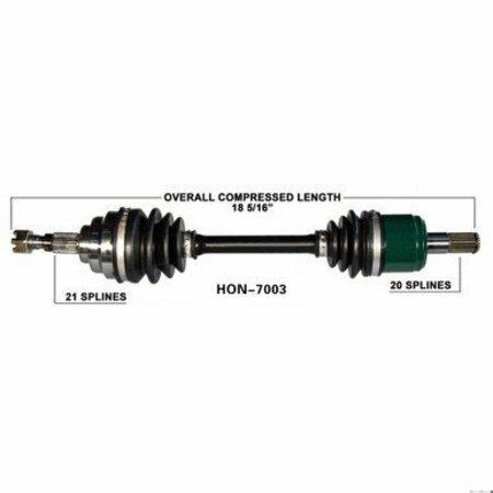 WIDE OPEN OE Replacement CV Axle for HONDA FRONT LEFT TRX500 4TR RUBICAON 01-04 HON-7003